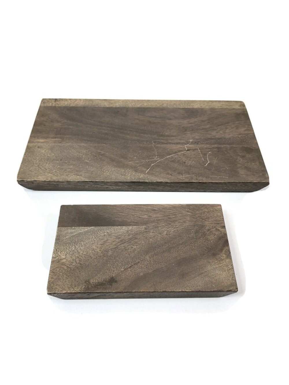 Vera Wang Wood Trays 9 and 15 Inches Gradient Plank Serving Boards